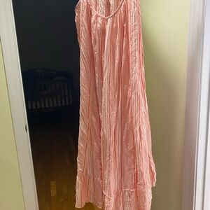 GAP Coral Striped Women's Nightgown